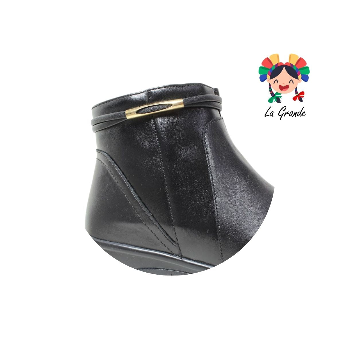 724 RIDDRA MORATTI Negro Piel Botín Casual para Dama