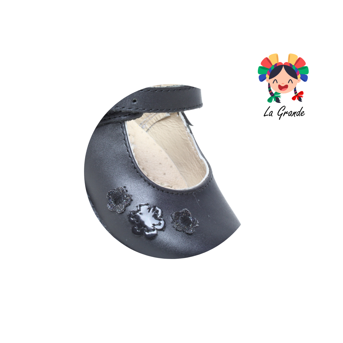 725 DOGI Negro Piel Charol Zapato Casual tipo Bota para Bebé