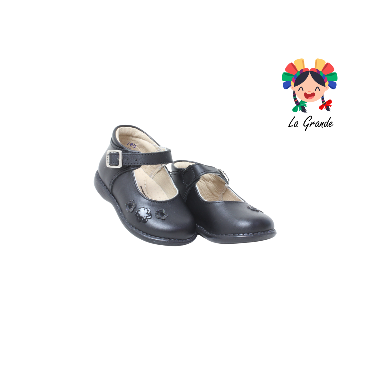 725 DOGI Negro Piel Charol Zapato Casual tipo Bota para Bebé
