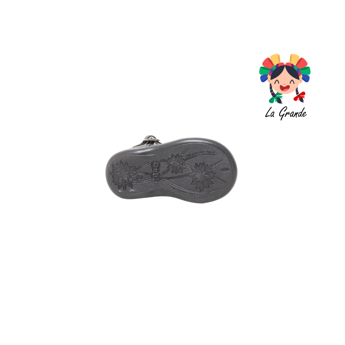 725 DOGI Negro Piel Charol Zapato Casual tipo Bota para Bebé