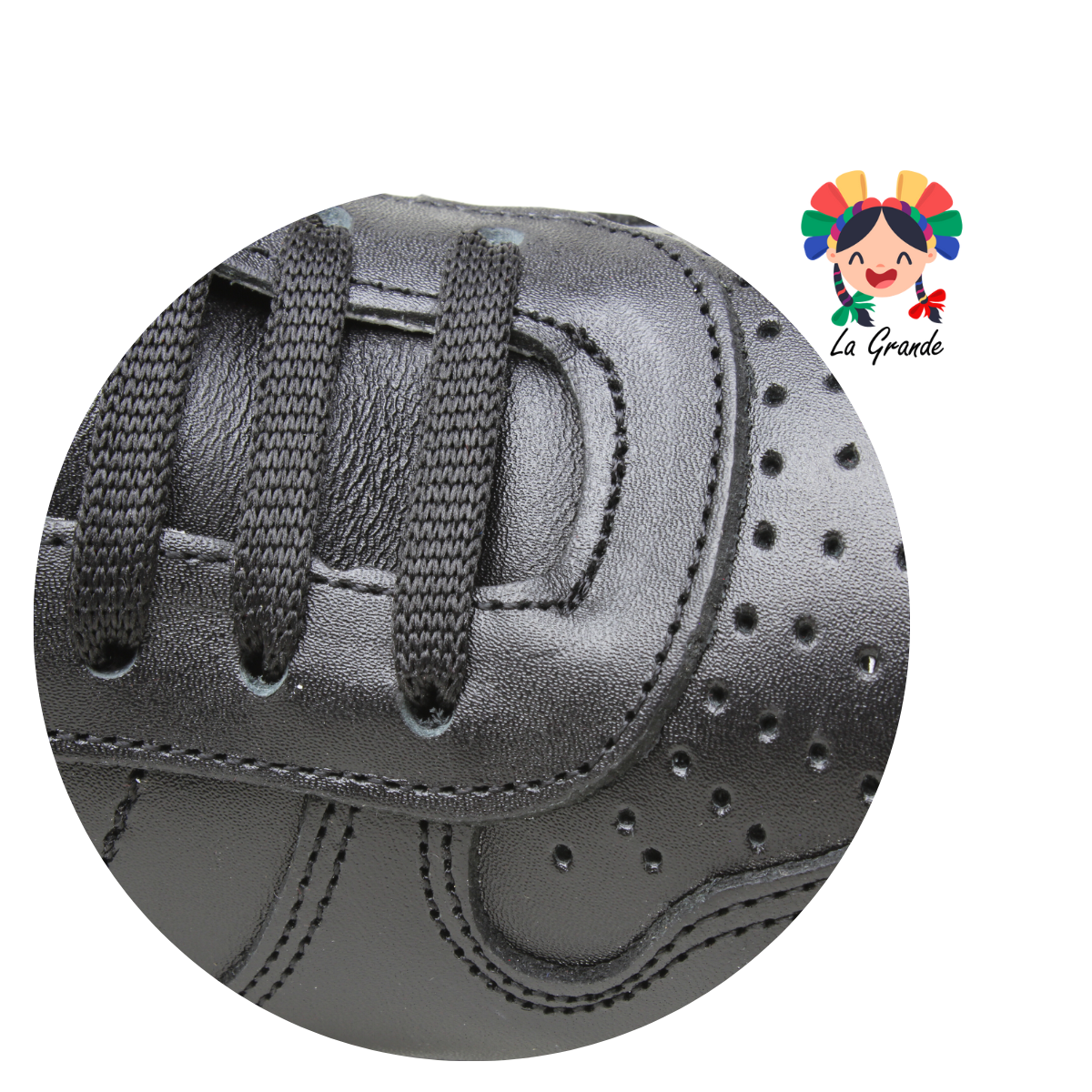 7277 DOGI Negro Blanco Piel Tenis Casual para Niña, Niño, Dama y Joven