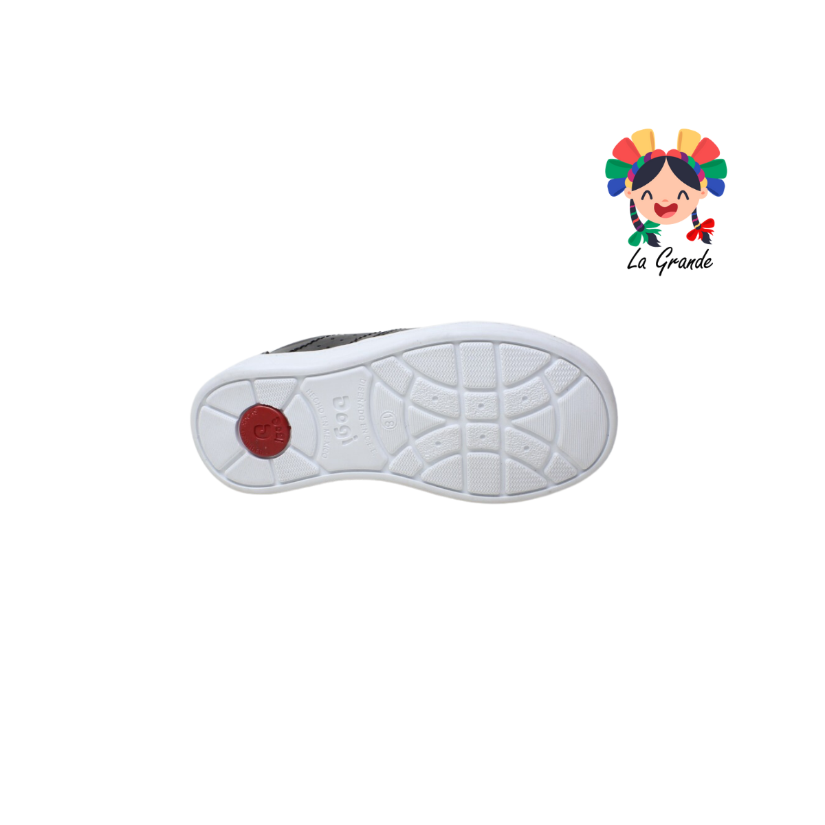 7277 DOGI Negro Blanco Piel Tenis Casual para Niña, Niño, Dama y Joven