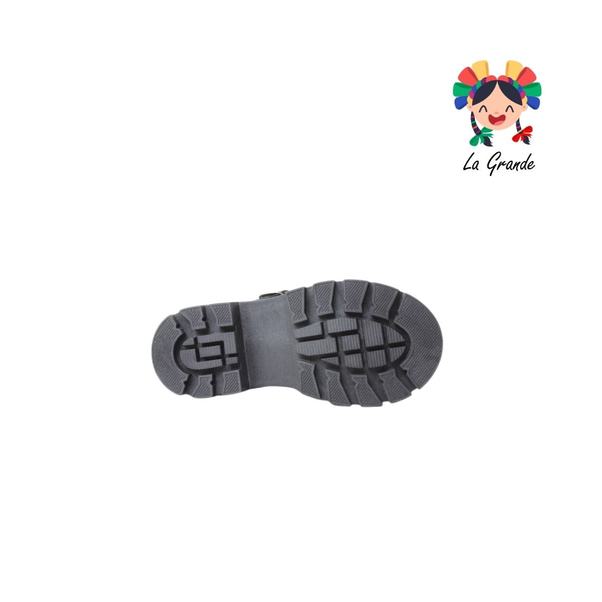 751 BRIANDA Negro Piel Zapato Escolar para Niña
