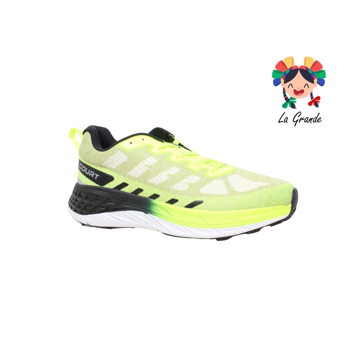 7696C COURT Vde Neon Ngo Tenis Deportivo para Caballero