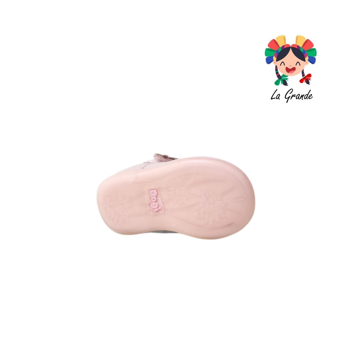 7706 DOGI Rosa Piel Zapato Casual para Bebé