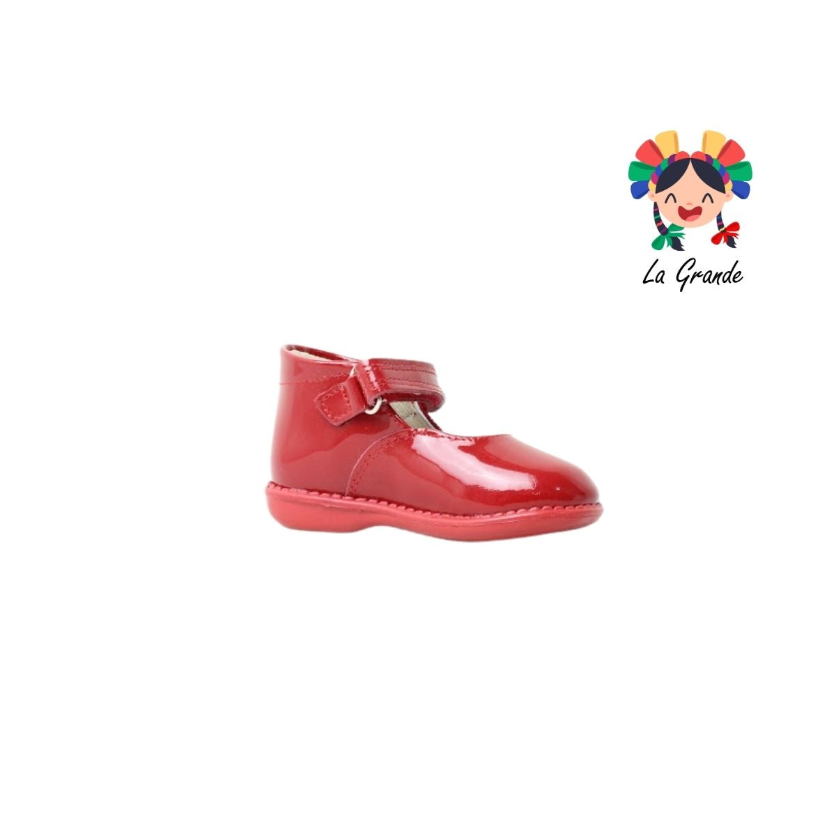7708 DOGI Rojo Charol Zapato Casual para Bebé