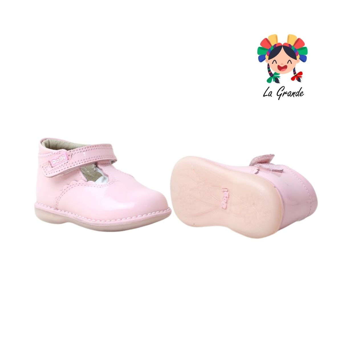7710 DOGI Malteada Charol Zapato Casual para Bebé