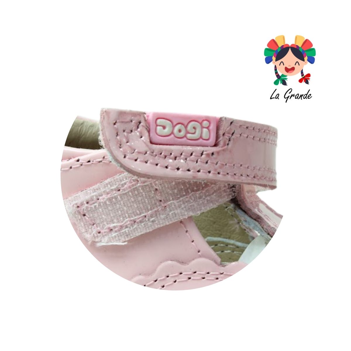 7710 DOGI Malteada Charol Zapato Casual para Bebé