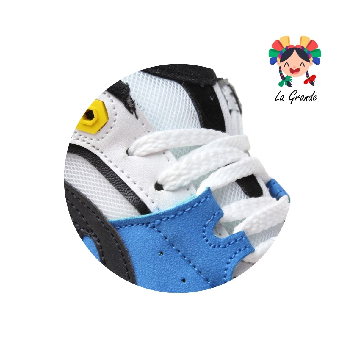 777 CUPRA Bco Ngo Elec Tenis Casual para Niño y Niña
