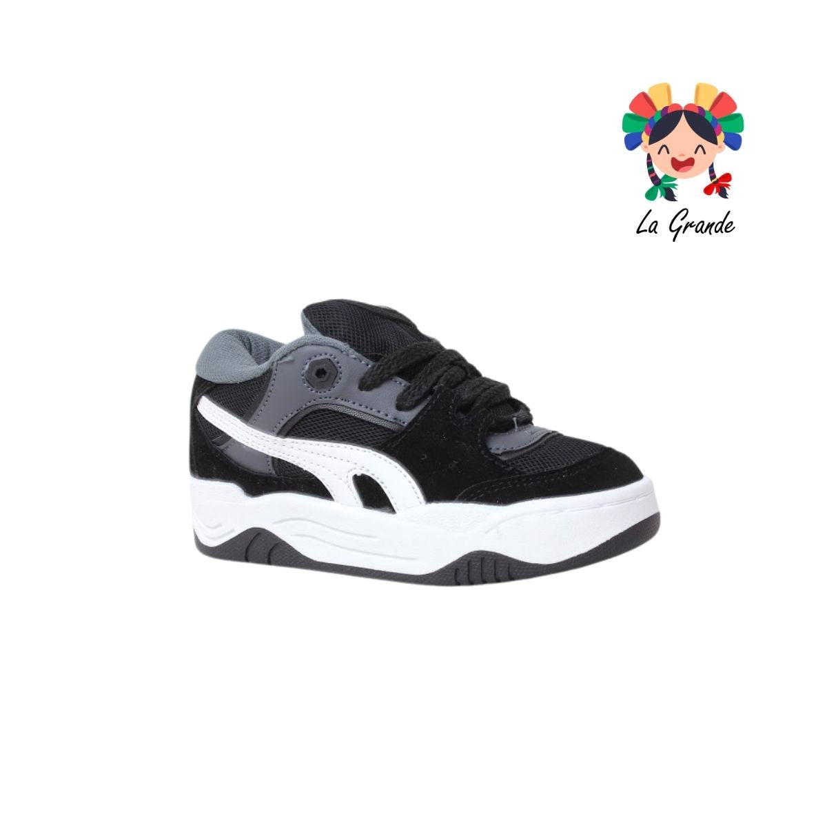 777 CUPRA Ngo Bco Gris Tenis Casual para Niña, Niño y Caballero