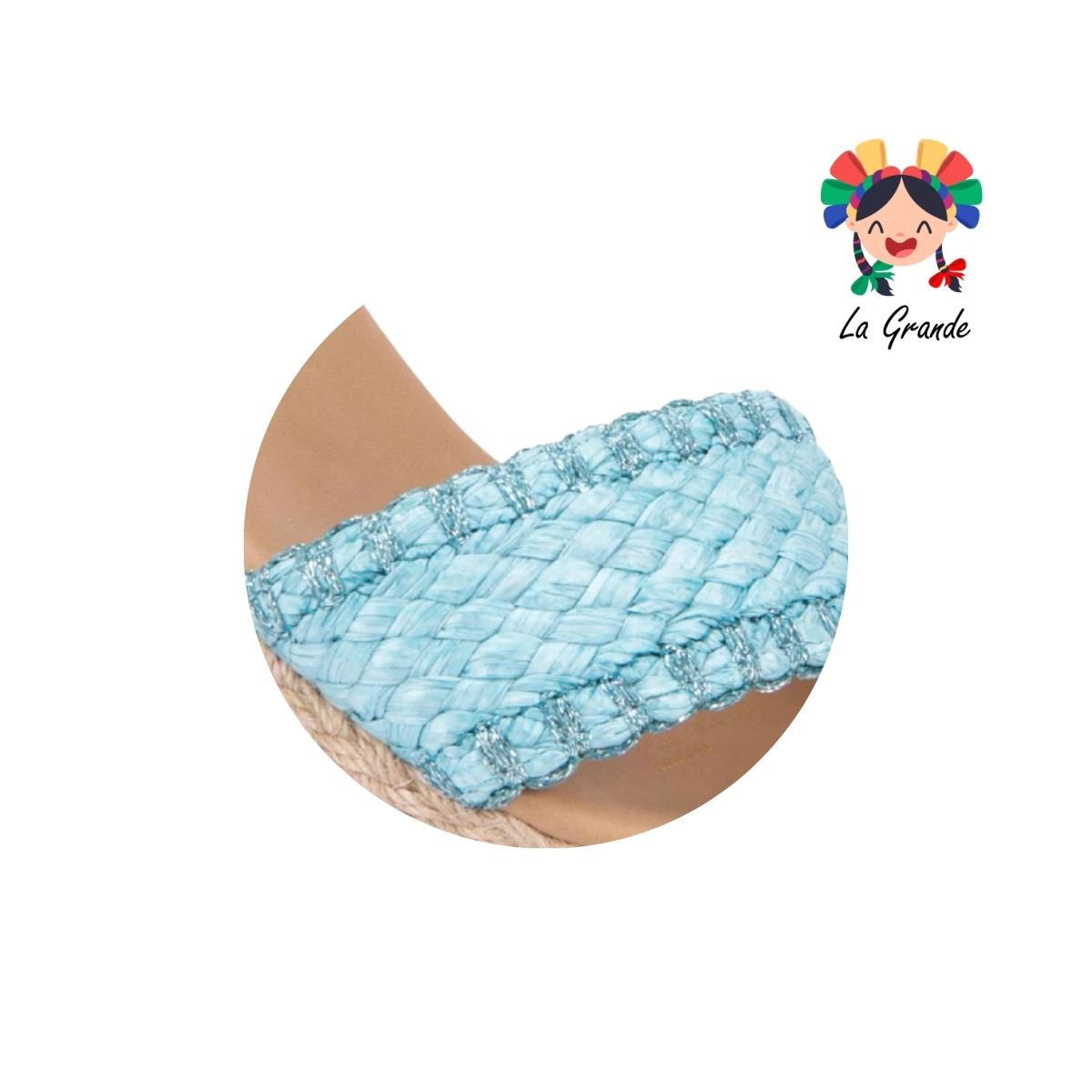 7803 VI LINE SKY Azul Sint Sandalia para Dama