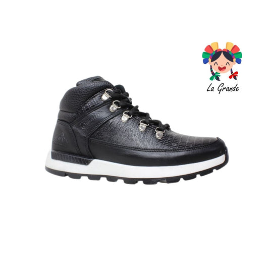 7828 ROMANOS Negro Piel Bota Casual para Caballero