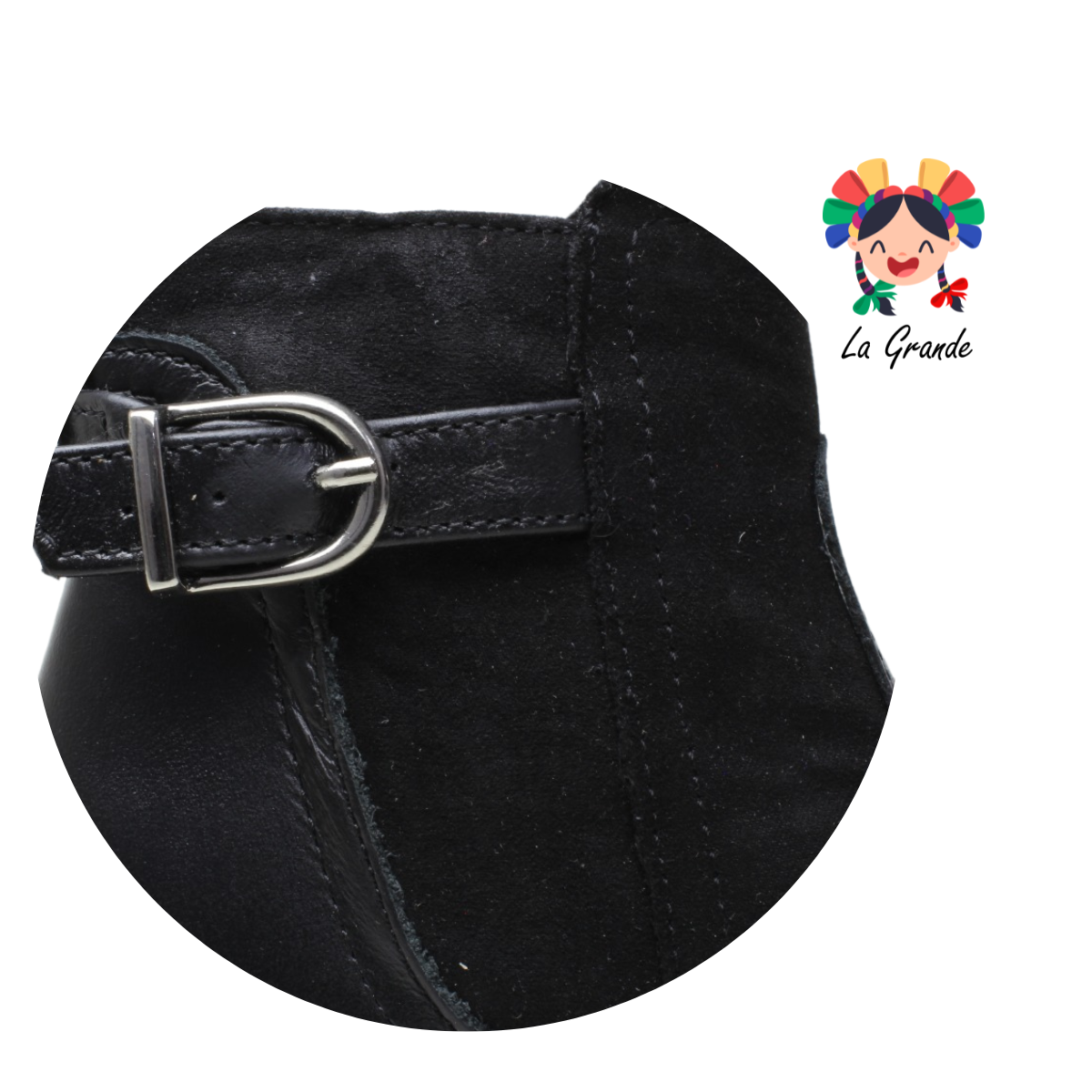 797 RIDDRA MORATTI Negro Piel Botín Casual para Dama
