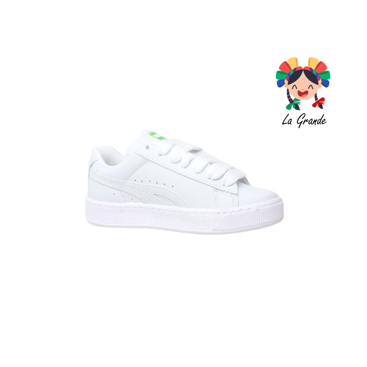 8001 FRIDAYS Blanco Blanco Tenis Casual para Niña y Dama