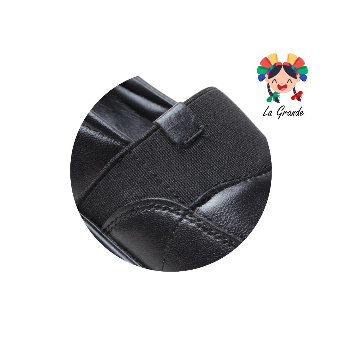8008 PAZSTOR Negro Borrego Piel Zapato Casual para Dama