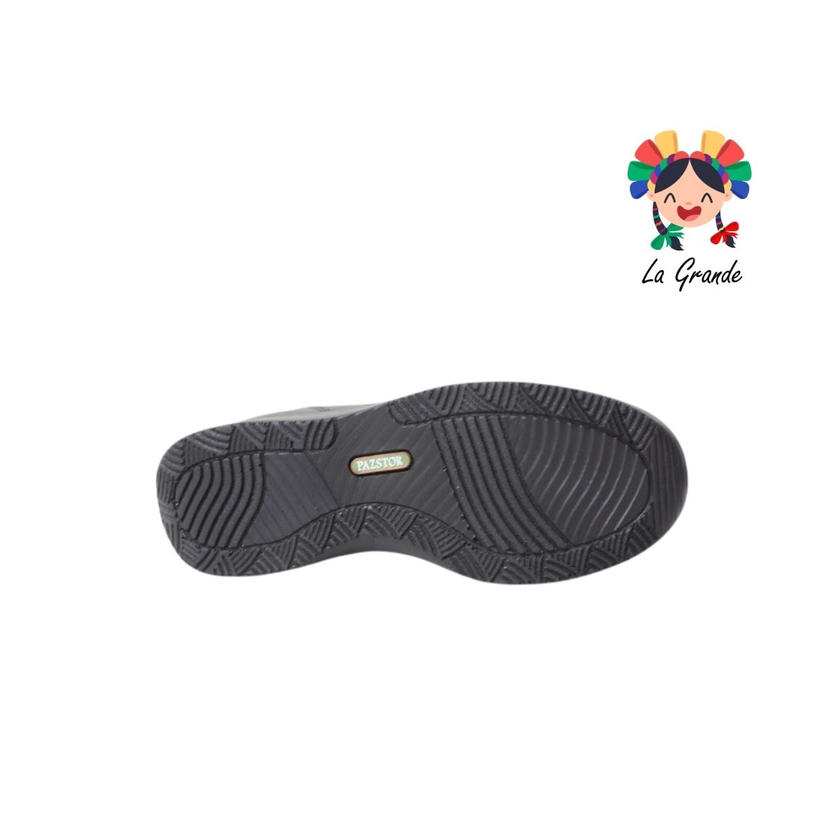 8008 PAZSTOR Negro Borrego Piel Zapato Casual para Dama