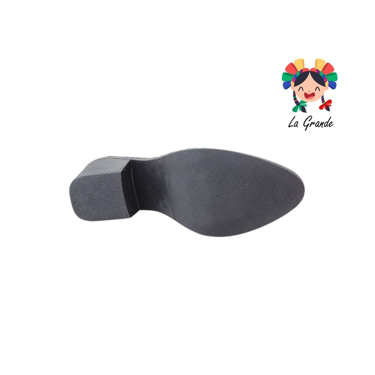 800 YUL Negro Piel Bota Vaquera para Dama