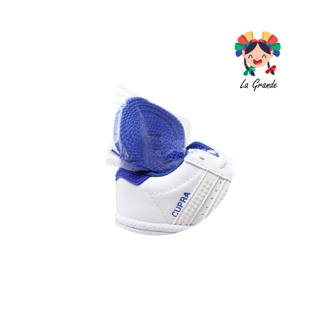808 CUPRA Bco Bco Rey Sint Tenis Escolar para Niña, Niño, Dama, Joven y Caballero