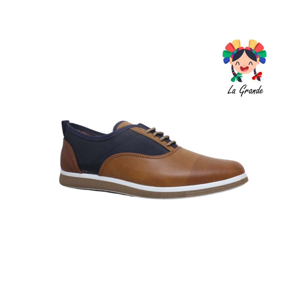 812 NOZIVO Camel Marino Sint Zapato Casual para Caballero