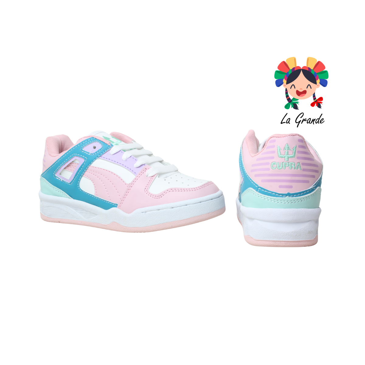 830 CUPRA Rosa Vde Aqua Sint Tenis Casual para Dama
