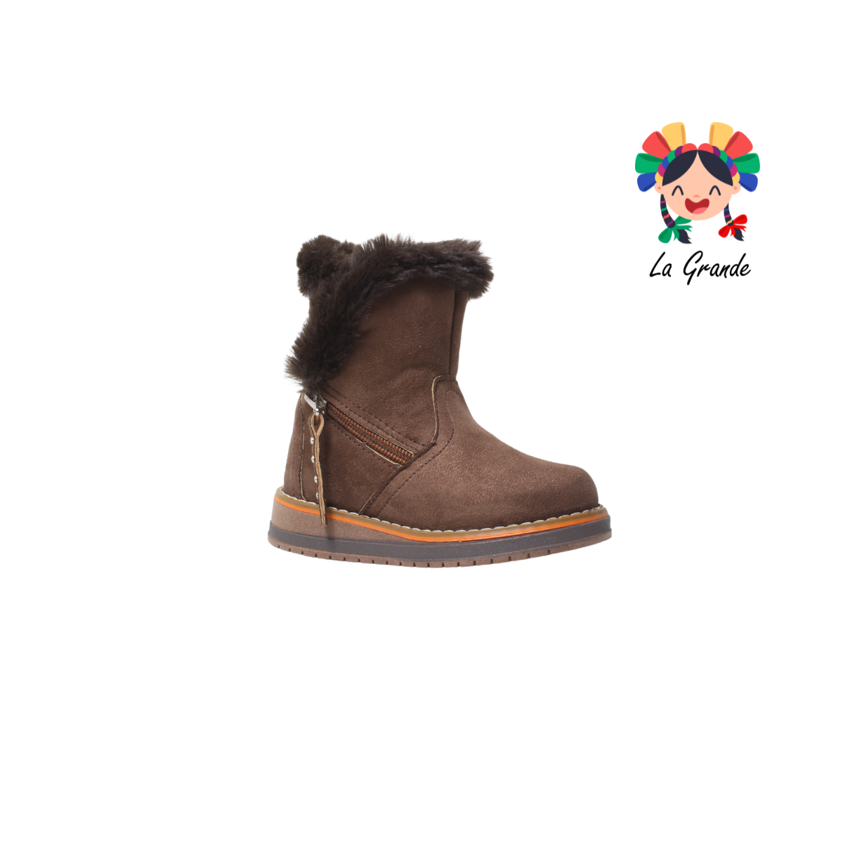 835 H-GROSS Madera Prisco Bota Casual Afelpada para Niña y Dama