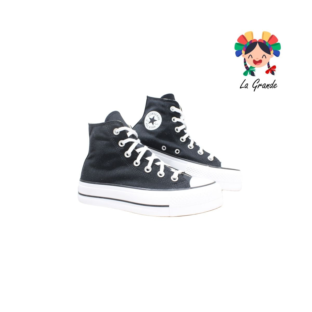 845 CONVERSE Negro Textil Tenis Importado Original para Joven y Dama