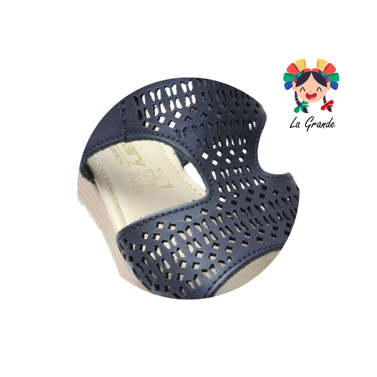 850 LADY MARY Negro Sandalia para Dama