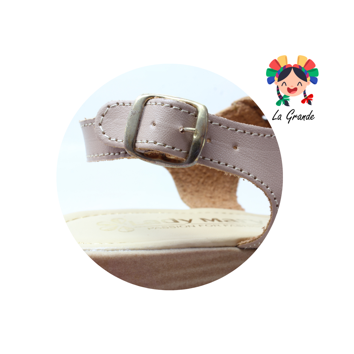 851 LADY MARY Maquillaje Sandalia para Dama