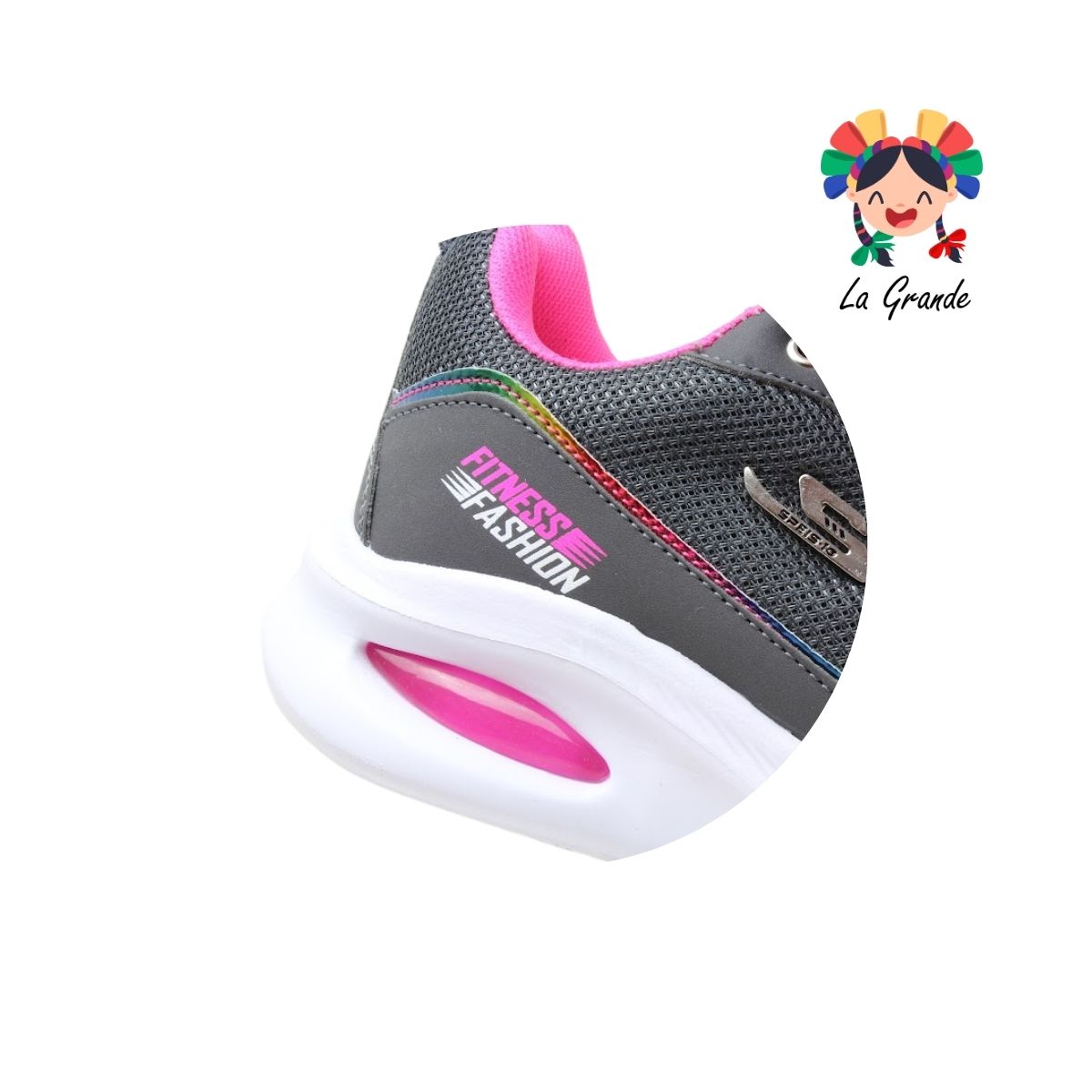 860 SPEIS10 Oxford Fiusha Tenis Deportivo con Válvula para Dama