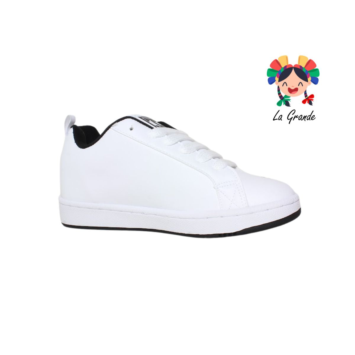 890 CUPRA Blanco Negro Sintetico Tenis Casual para Caballero