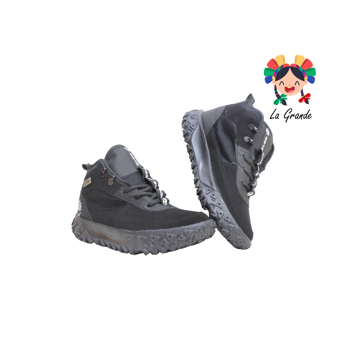 8918 CUPRA Negro Blanco Bota Montaña para Caballero