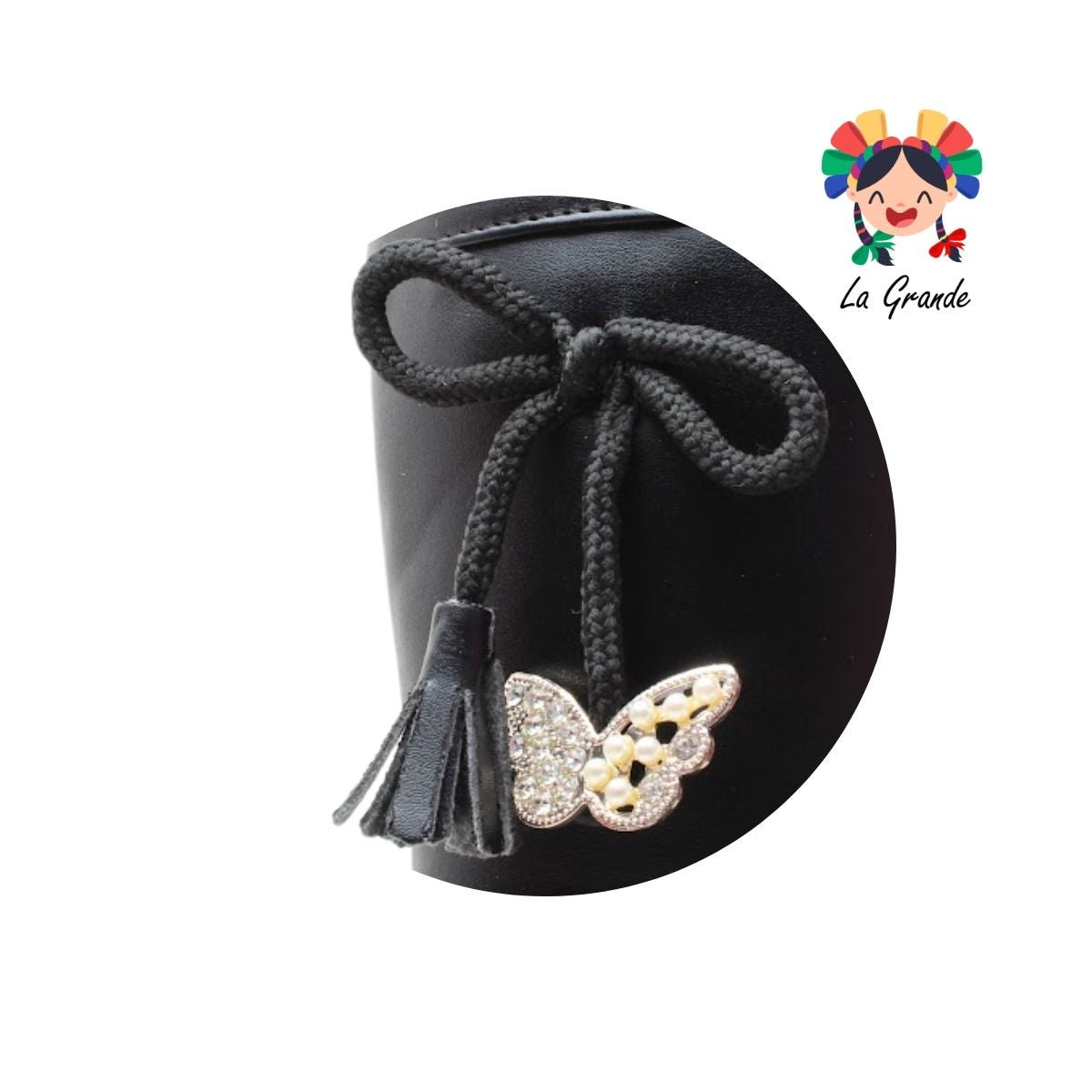 900 ANZASTIGA Negro Sintético Bota Casual Alta para Niña