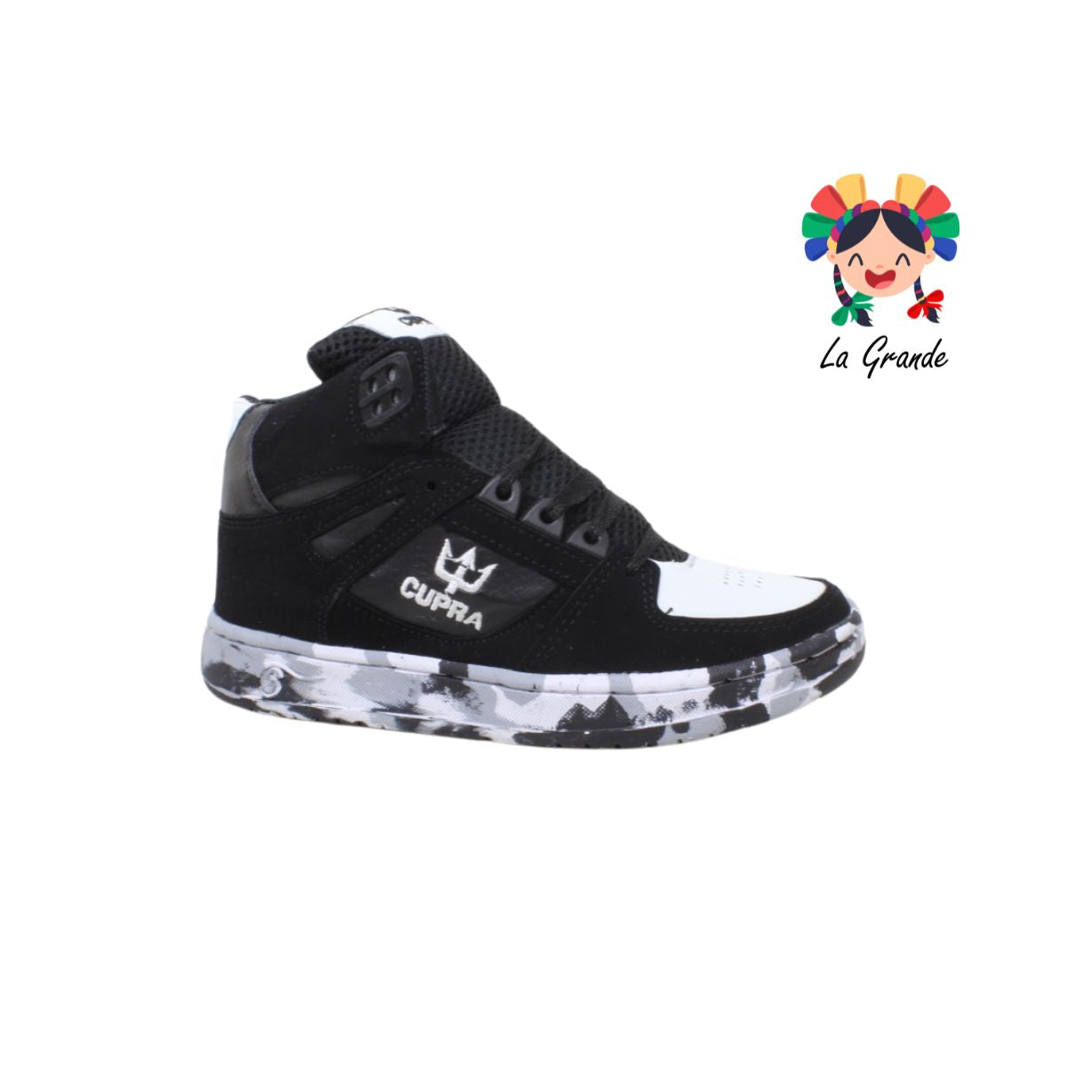 900 CUPRA Ngo Bco Camuflaje Sint Tenis Casual Urban para Niña, Niño, Dama, Joven y Caballero