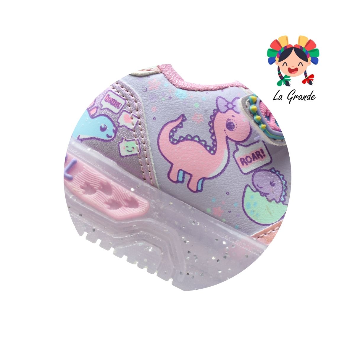 900 ON KIDS Lila Rosa Sint Tenis con Luces Led para Bebé, Niña y Niño