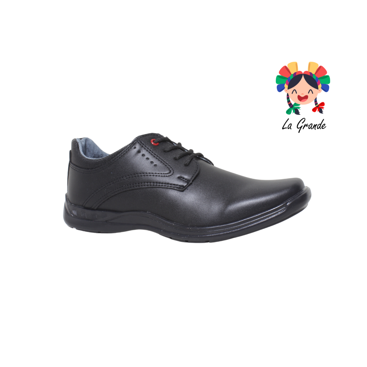 900 RODRISAN Negro Sint Zapato Escolar para Niño y Joven