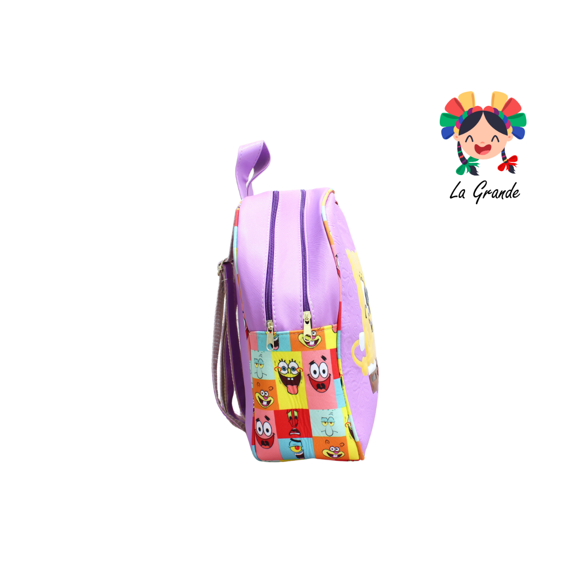 017 BOB LUCCIANA Mochila Morada Casual para Dama
