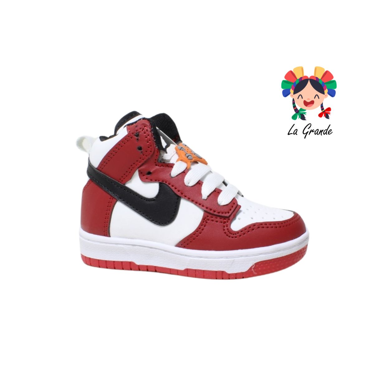 912 CUPRA Rj Bco Ngo Sint Tenis Casual para Niña y Niño