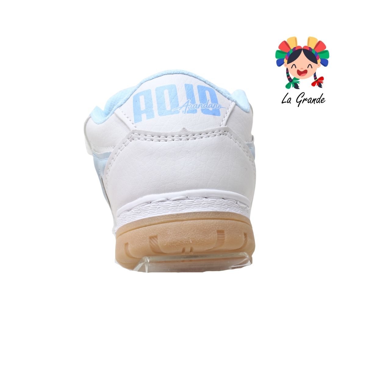 928 ROJO ARANDANO Blanco Cielo Napa Tenis Casual para Niña y Niño