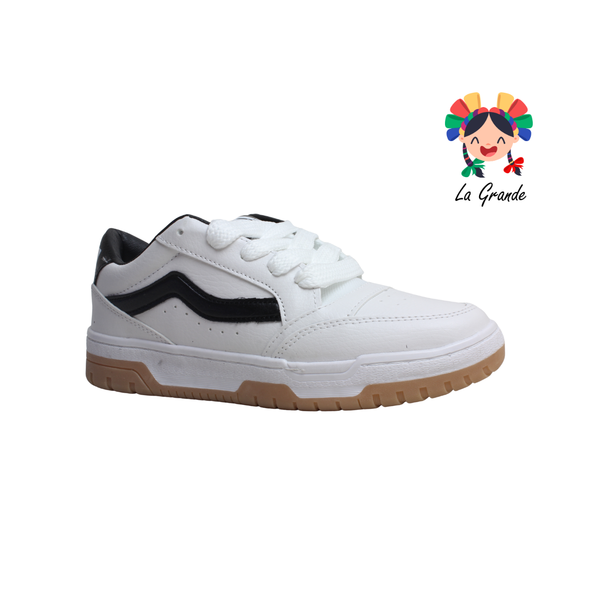 928 ROJO ARANDANO Blanco Negro Napa Tenis Casual para Niña, Niño y Caballero