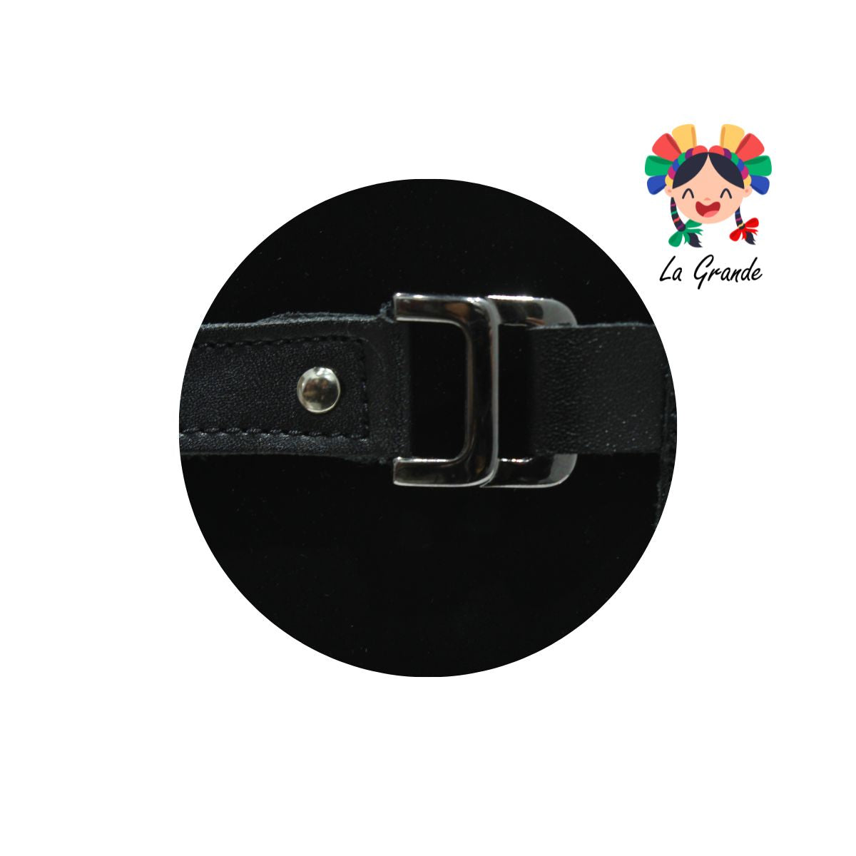 93230 GREEN LOVE Negro Piel Bota Larga para Dama