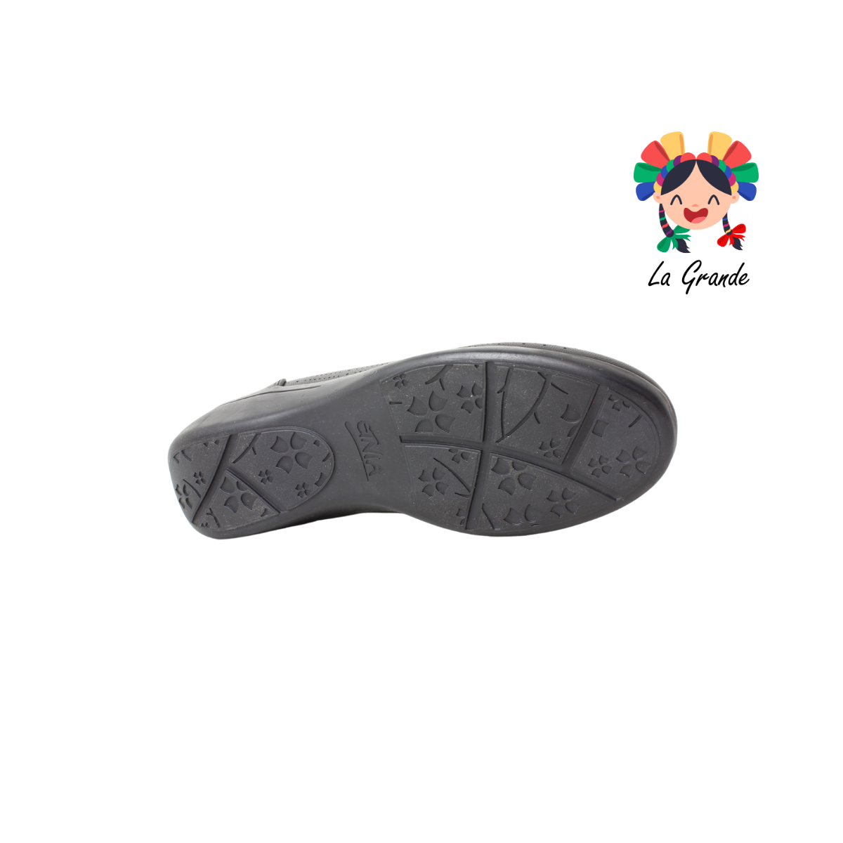 9439 ETNIA Negro Piel Zapato Casual para Dama