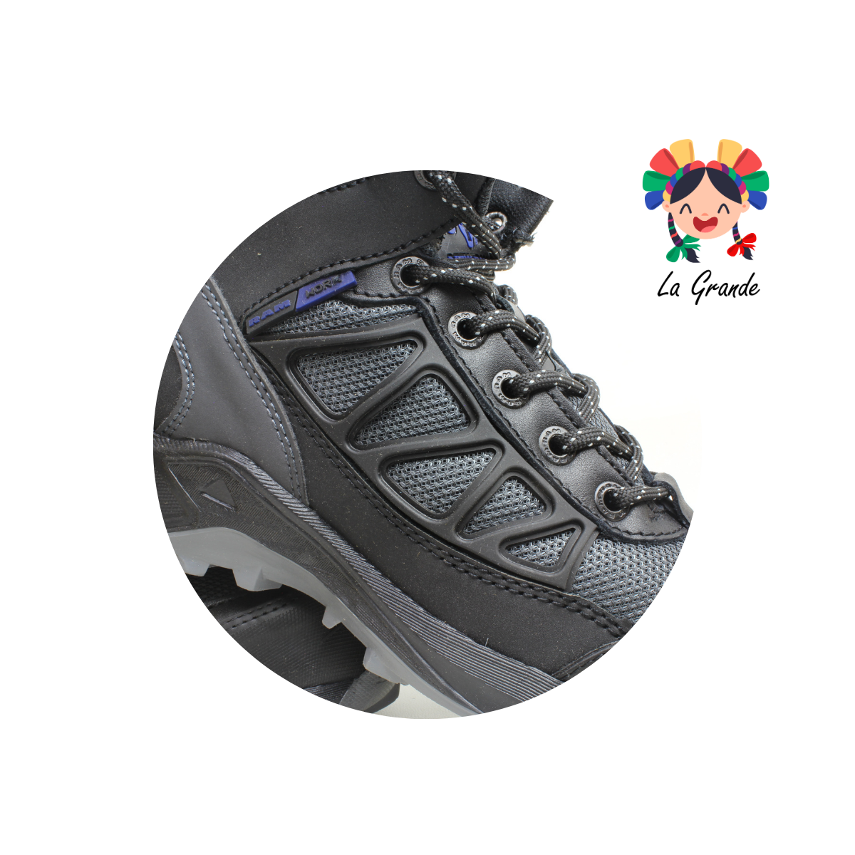 9504 RAM Acero Rey Bota Industrial con Casco para Caballero