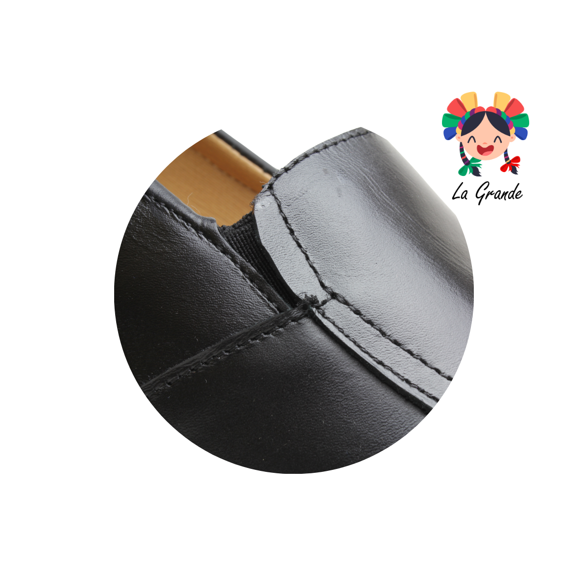 406 CHELITAS Negro Piel Zapato Casual para Dama