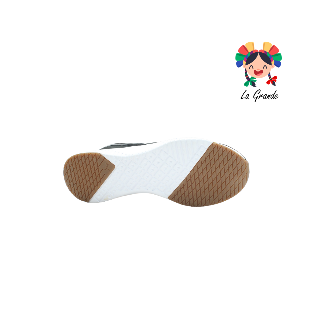 0109 PUMA FLYER Negro Blanco Tenis Deportivo Importado Original para Caballero