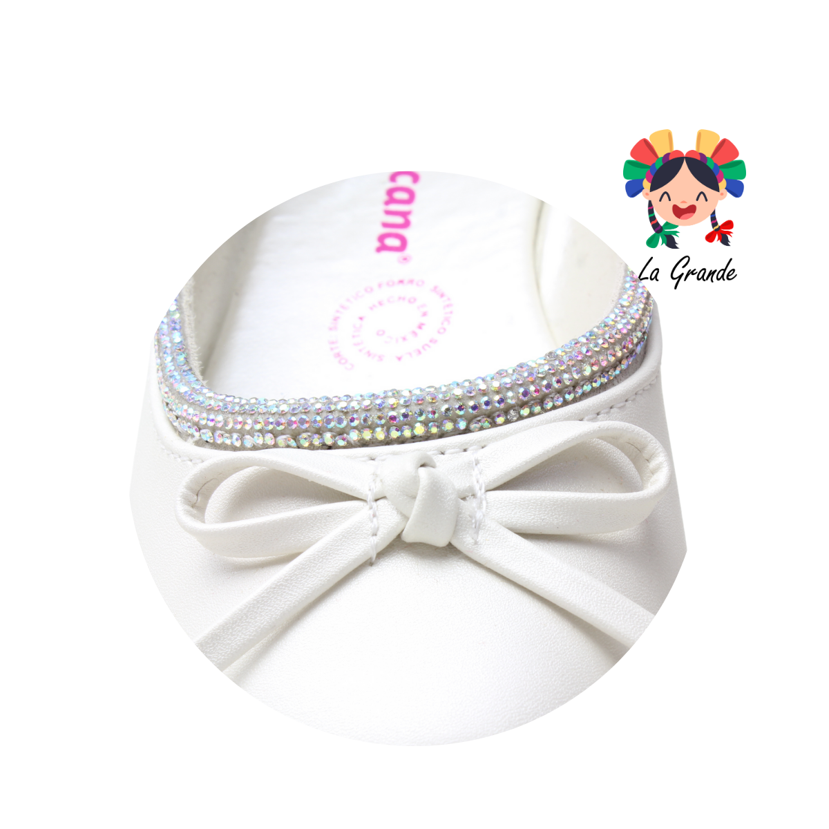 970029 TROPICANA Perla Napa Balerina para Niña
