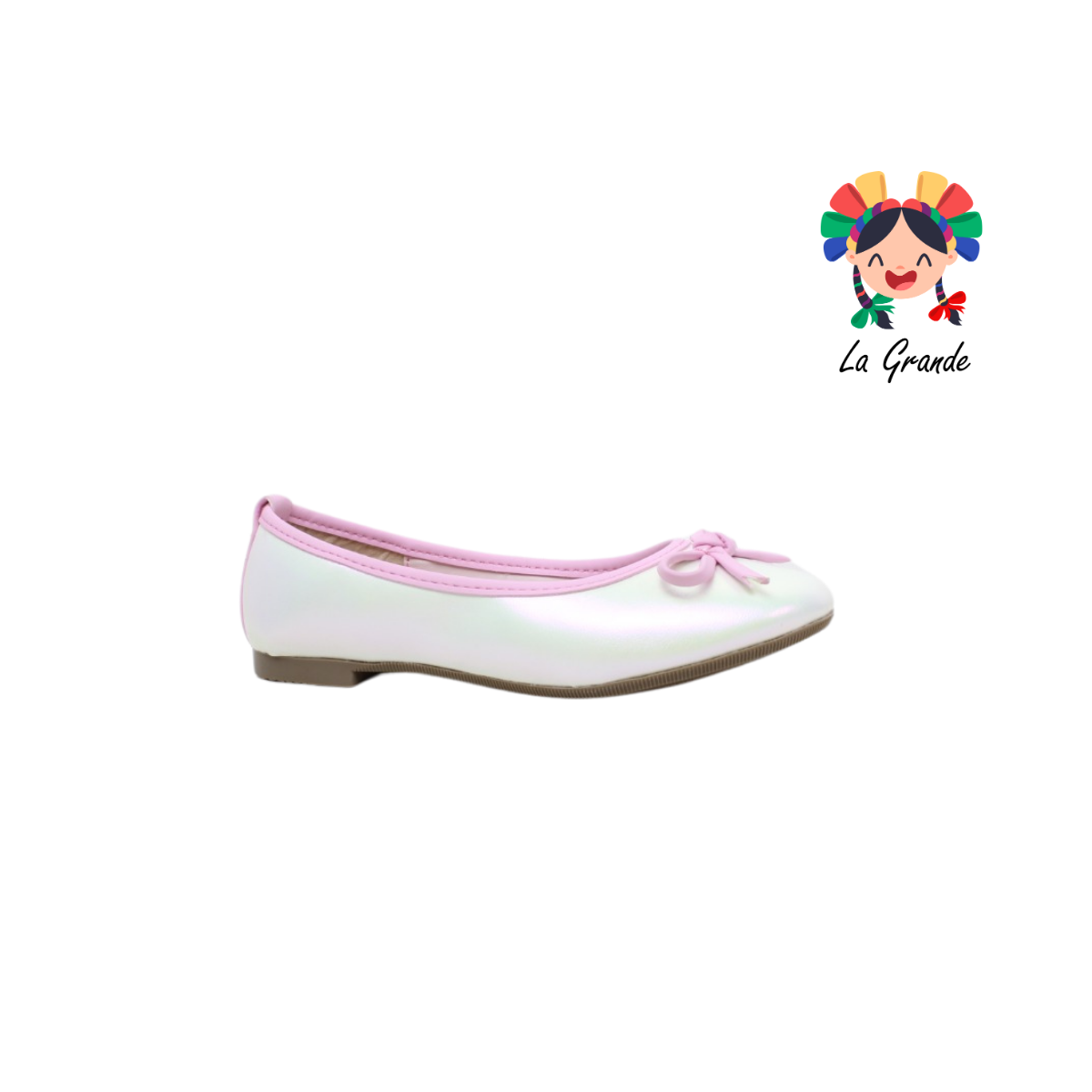 97005 TROPICANA Blanco Sint Balerina para Dama