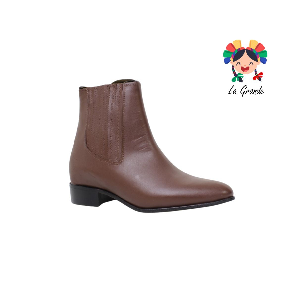 99 RELAMPAGO Café Oscaria Piel Bota Casual para Caballero