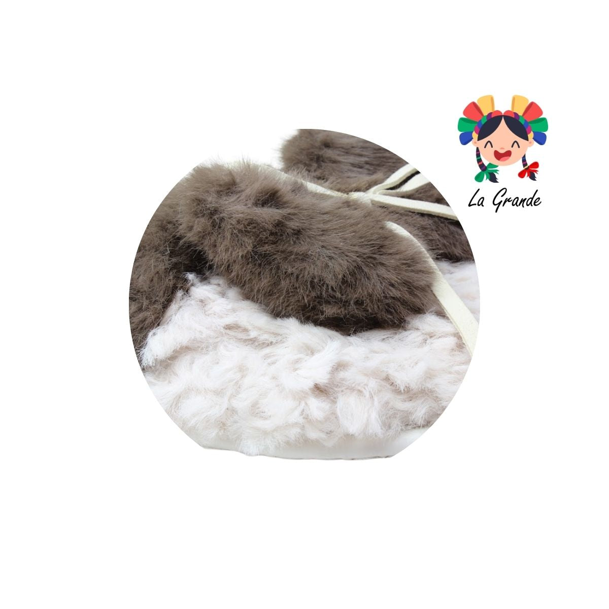 A-5042 ZXXG Multicolor Moño Listón Pantufla Afelpada para Dama