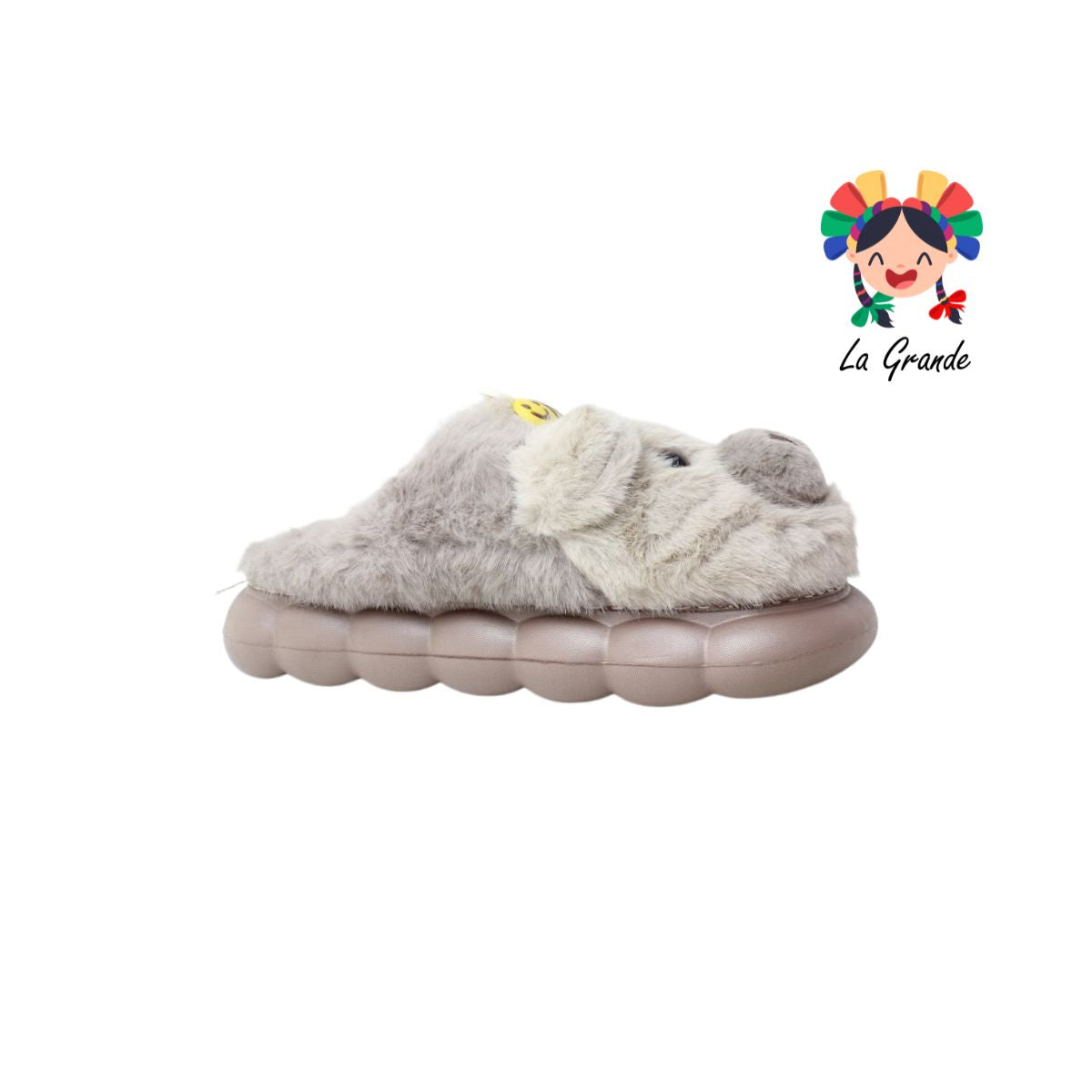 A-5143 ZXXG Multicolor Oso Abejita Pantufla Afelpada para Dama