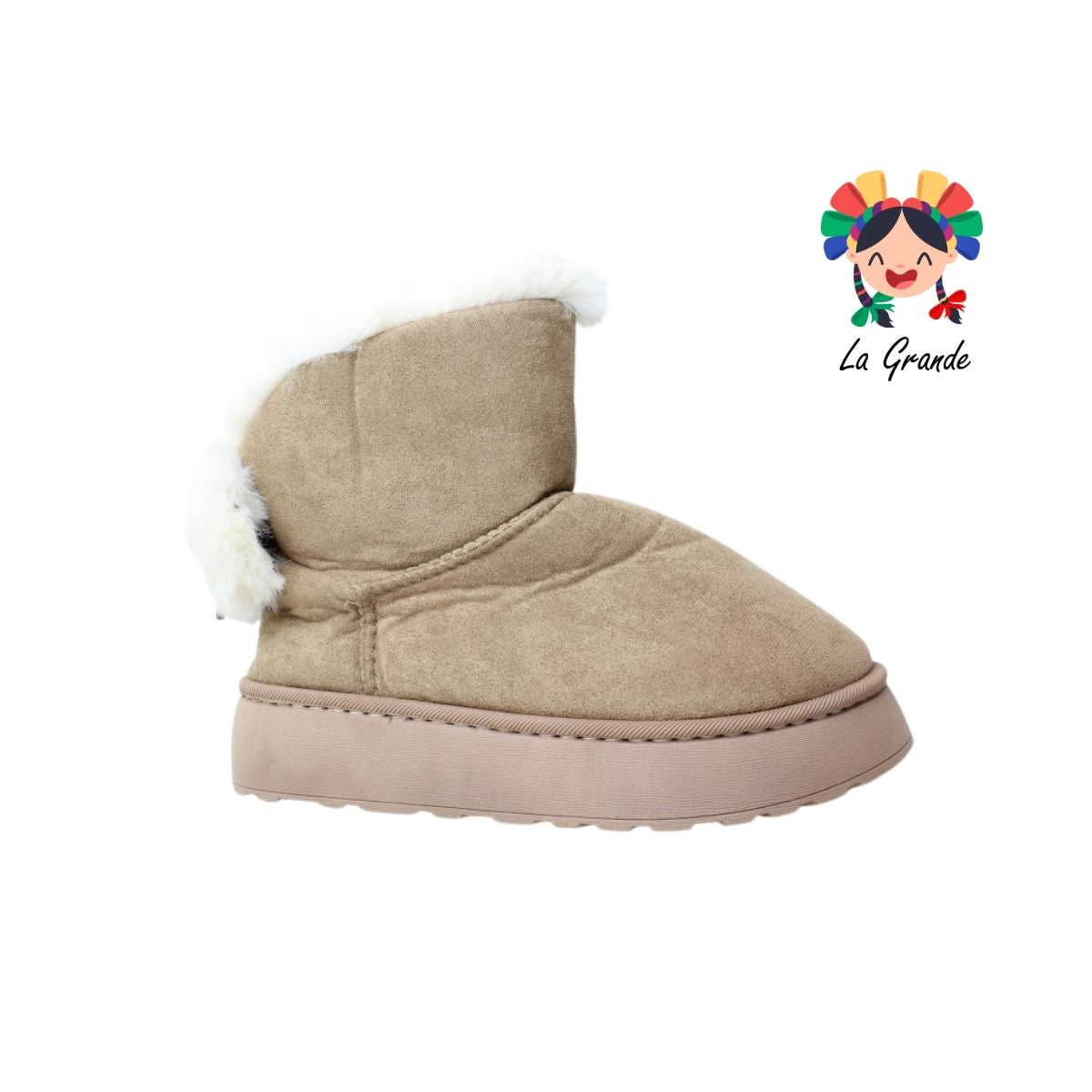A-5290 ZXXG Multicolor Bota Afelpada para Dama